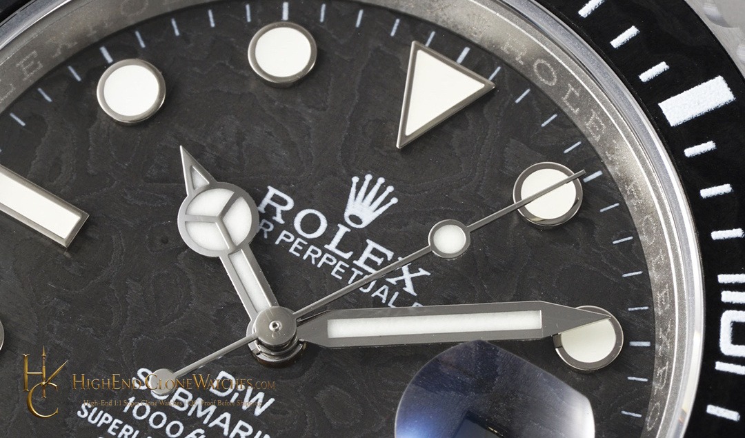 Rolex Submariner bezel detail super clone watch