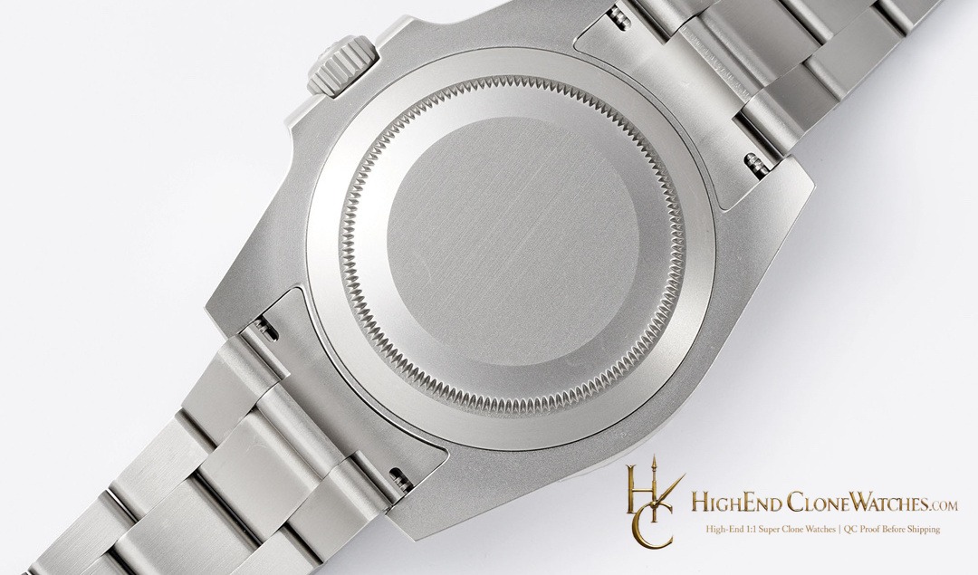 Rolex Submariner caseback view super clone watch