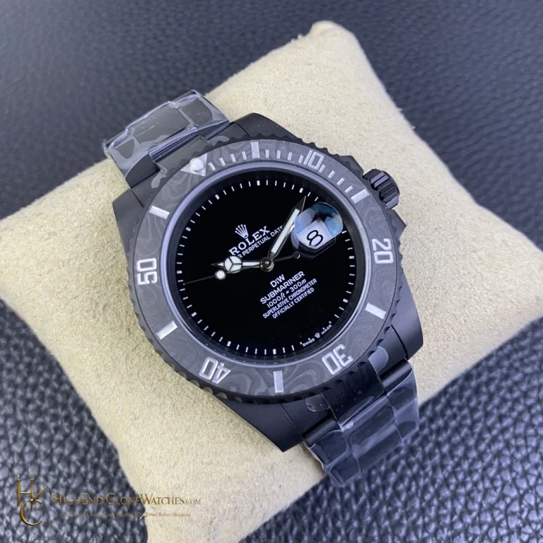 Rolex DiW Submariner Ghost angled dial view super clone watch