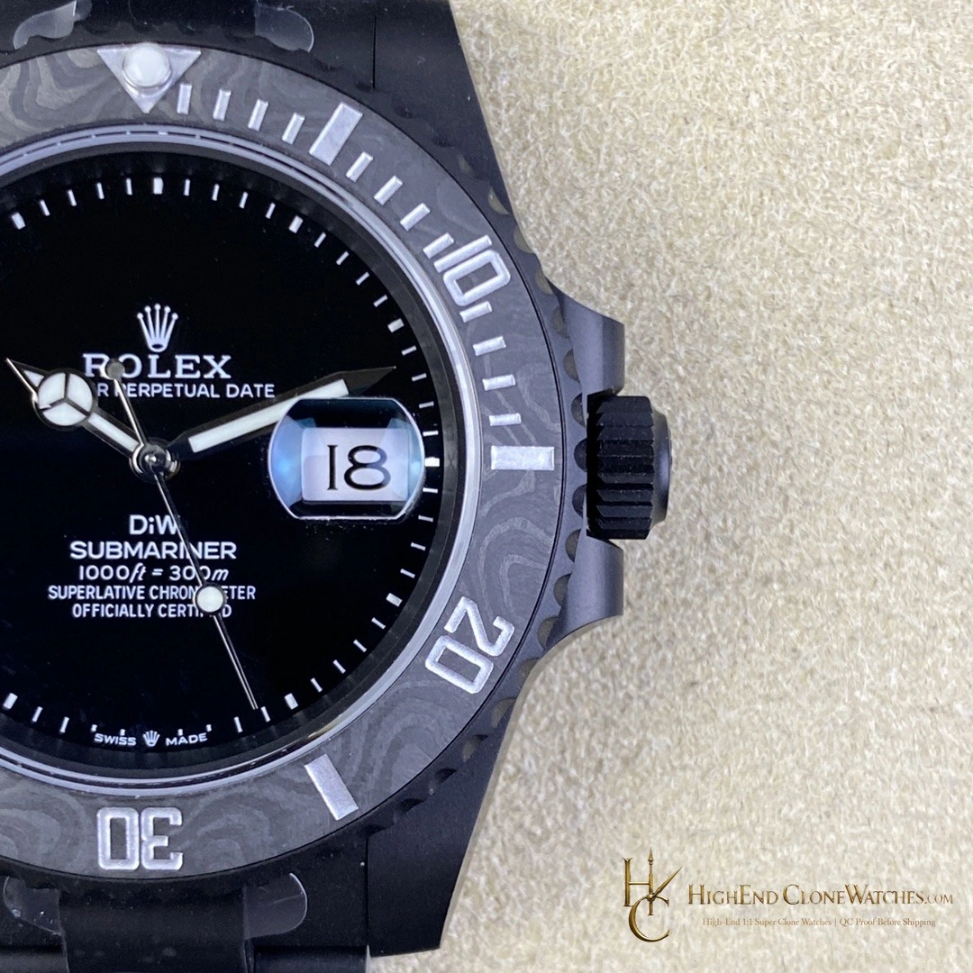 Rolex DiW Submariner Ghost side case profile super clone watch