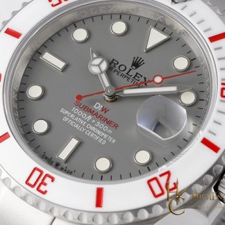 Rolex Submariner 126610 angled dial view super clone watch