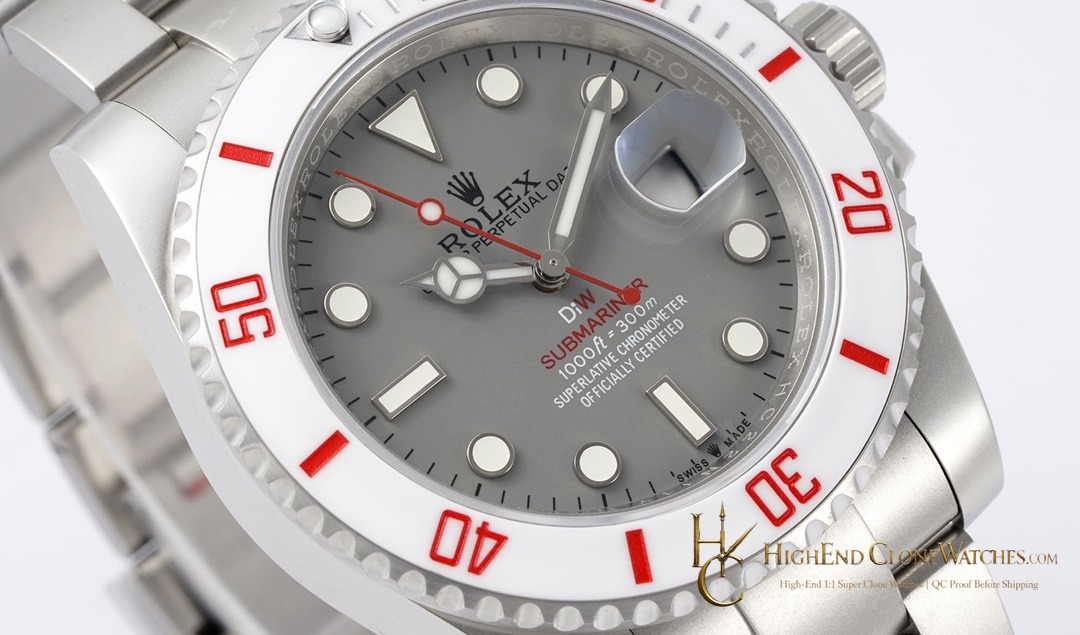 Rolex Submariner 126610 dial and marker detail super clone watch