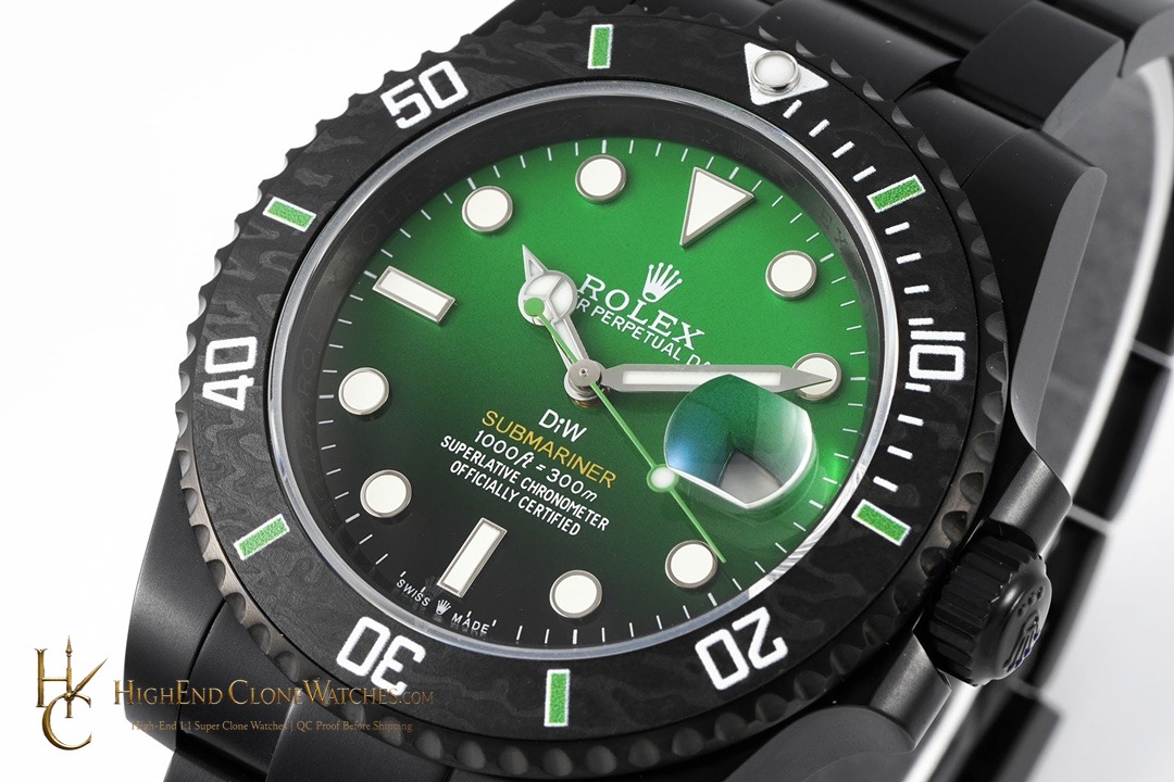 Rolex Submariner dial and marker detail super clone watch