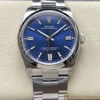 Rolex Oyster Perpetual 126000-0015 front view super clone watch