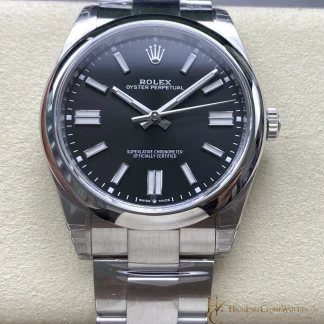 Rolex Oyster Perpetual 124300-0002 front view super clone watch