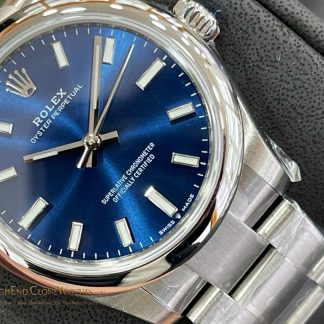 Rolex Oyster Perpetual m277200-0003 front view super clone watch