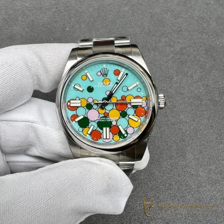 Rolex Oyster Perpetual 126000-0009 front view super clone watch