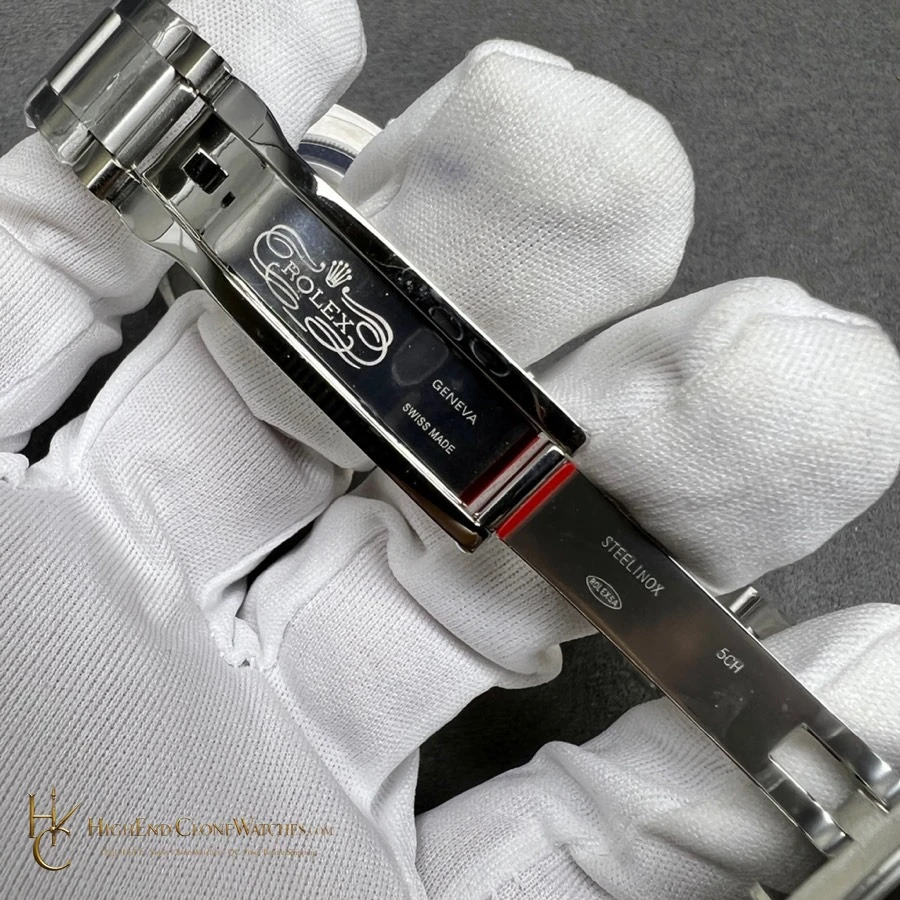 Rolex Oyster Perpetual 126000-0009 buckle or clasp detail super clone watch