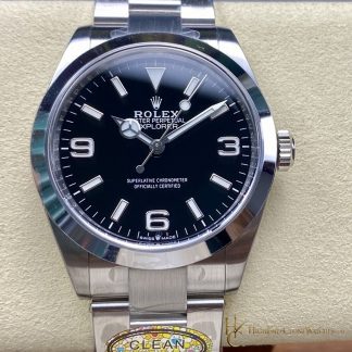 Rolex Oyster Perpetual 124270-0001 front view super clone watch