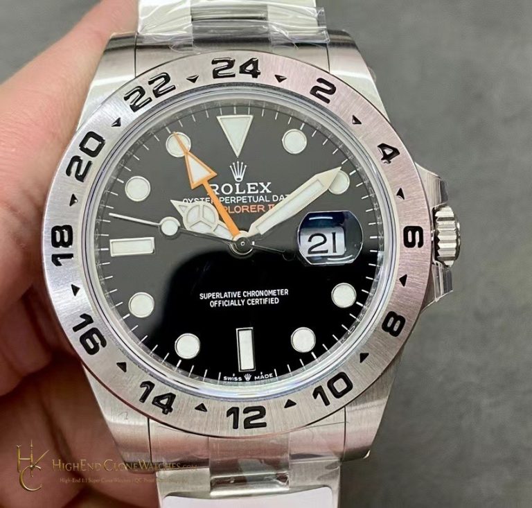 Rolex Oyster Perpetual Explorer II 226570 front view super clone watch