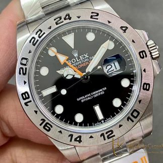 Rolex Oyster Perpetual Explorer II 226570 angled dial view super clone watch