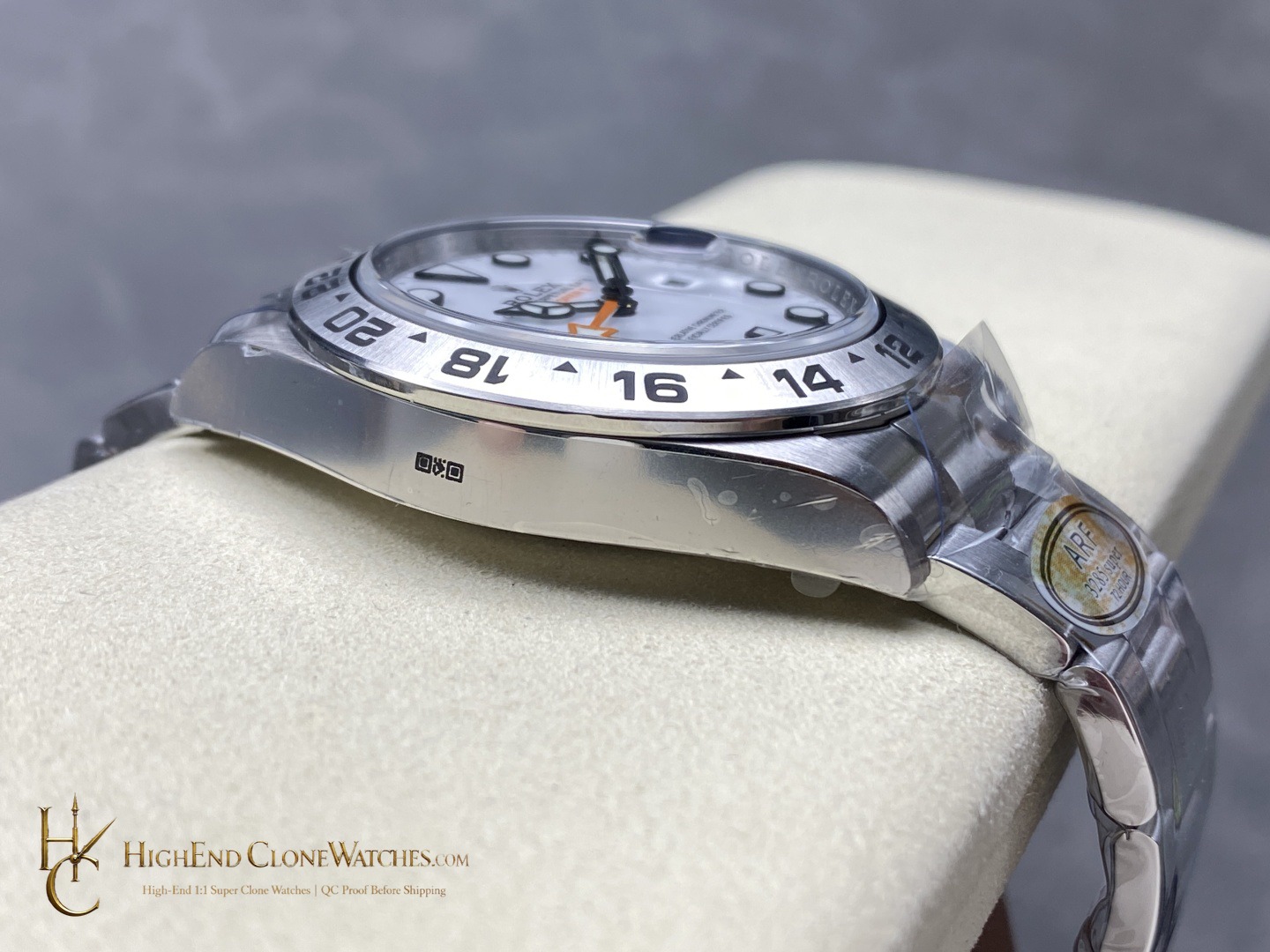 Rolex Oyster Perpetual 226570 bezel detail super clone watch