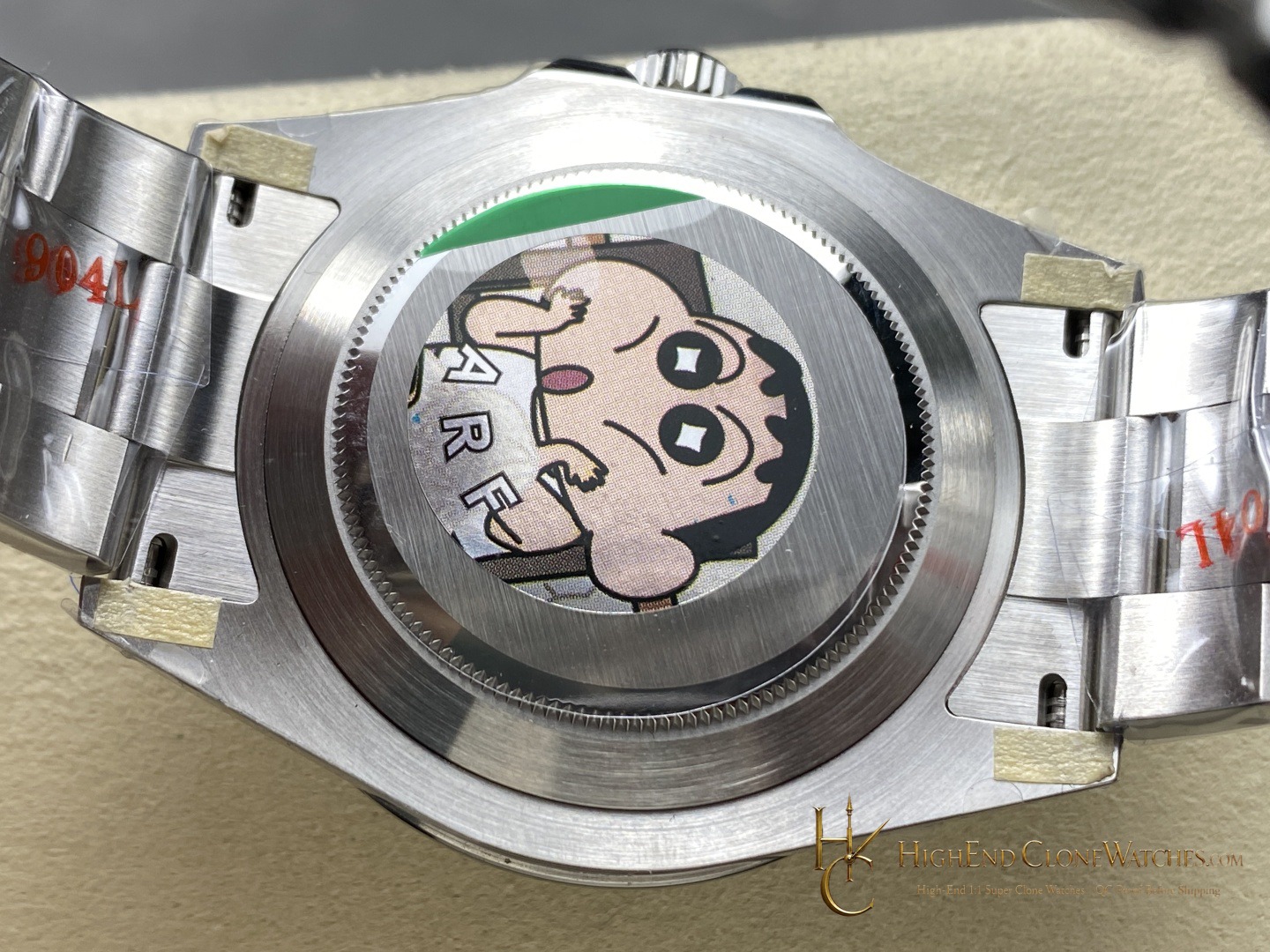 Rolex Oyster Perpetual 226570 crown and case detail super clone watch