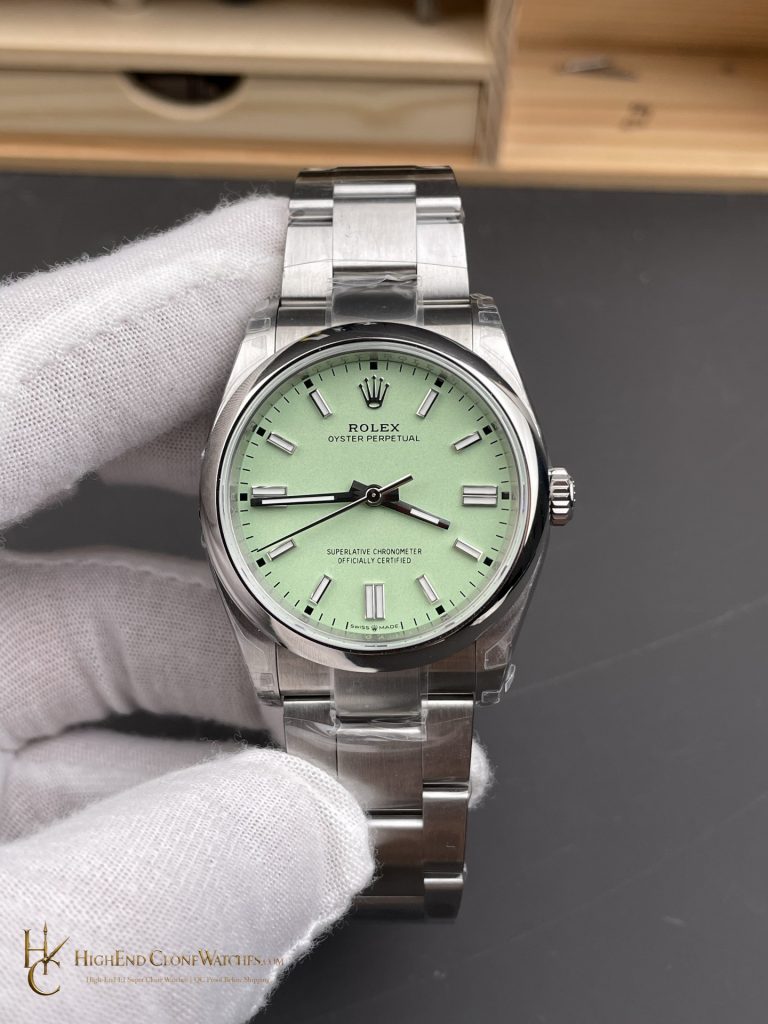Rolex Oyster Perpetual m126000-0011 front view super clone watch