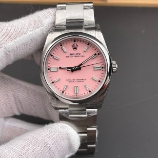 Rolex Oyster Perpetual 126000-0008 front view super clone watch