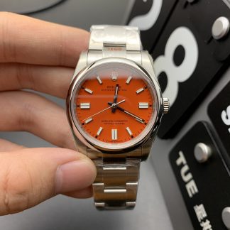 Rolex Oyster Perpetual m126000-0007 front view super clone watch