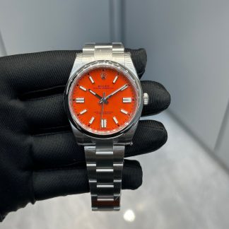 Rolex Oyster Perpetual 124300 front view super clone watch