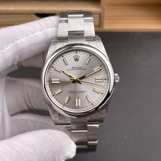 Rolex Oyster Perpetual 126000-0001 front view super clone watch