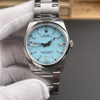 Rolex Oyster Perpetual 126000-0006 front view super clone watch