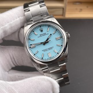Rolex Oyster Perpetual 126000-0006 angled dial view super clone watch