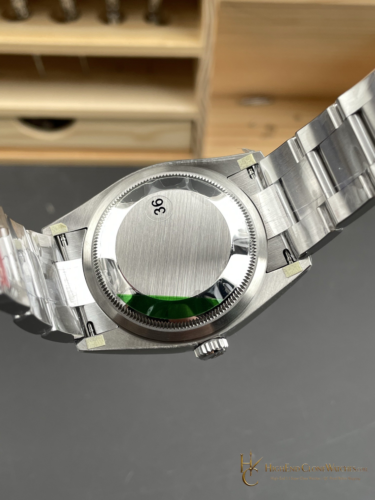Rolex Oyster Perpetual 126000-0006 side case profile super clone watch