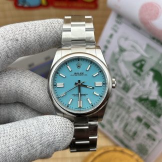 Rolex Oyster Perpetual m124300-0006 front view super clone watch
