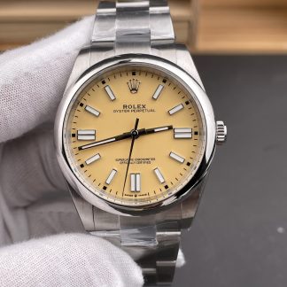 Rolex Oyster Perpetual 134300-0007 angled dial view super clone watch