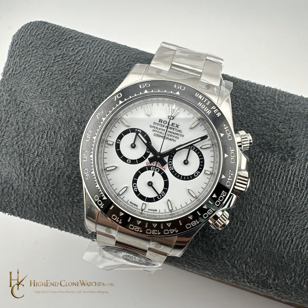 Rolex Daytona 126500LN dial and marker detail super clone watch