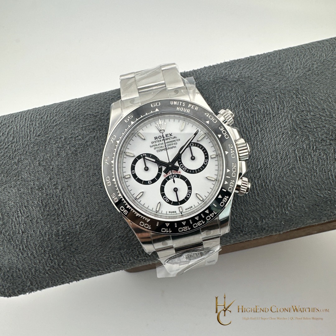 Rolex Daytona 126500LN bezel detail super clone watch