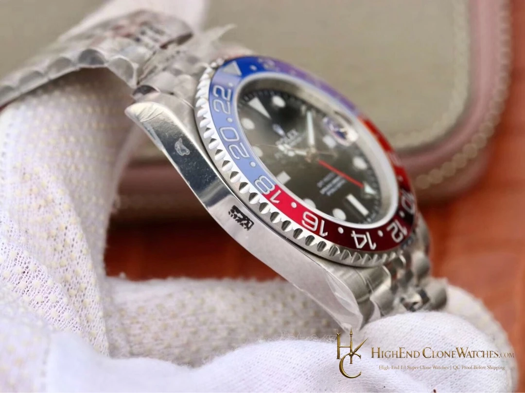 Rolex GMT-Master II 126710BLRO side case profile super clone watch