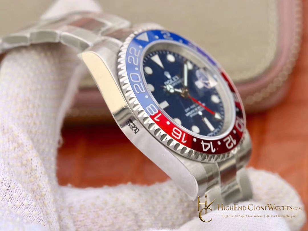 Rolex GMT-Master II 126710BLRO side case profile super clone watch