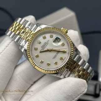 Rolex Datejust 126233 angled dial view super clone watch