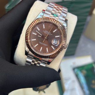 Rolex Datejust m126331-0002 angled dial view super clone watch