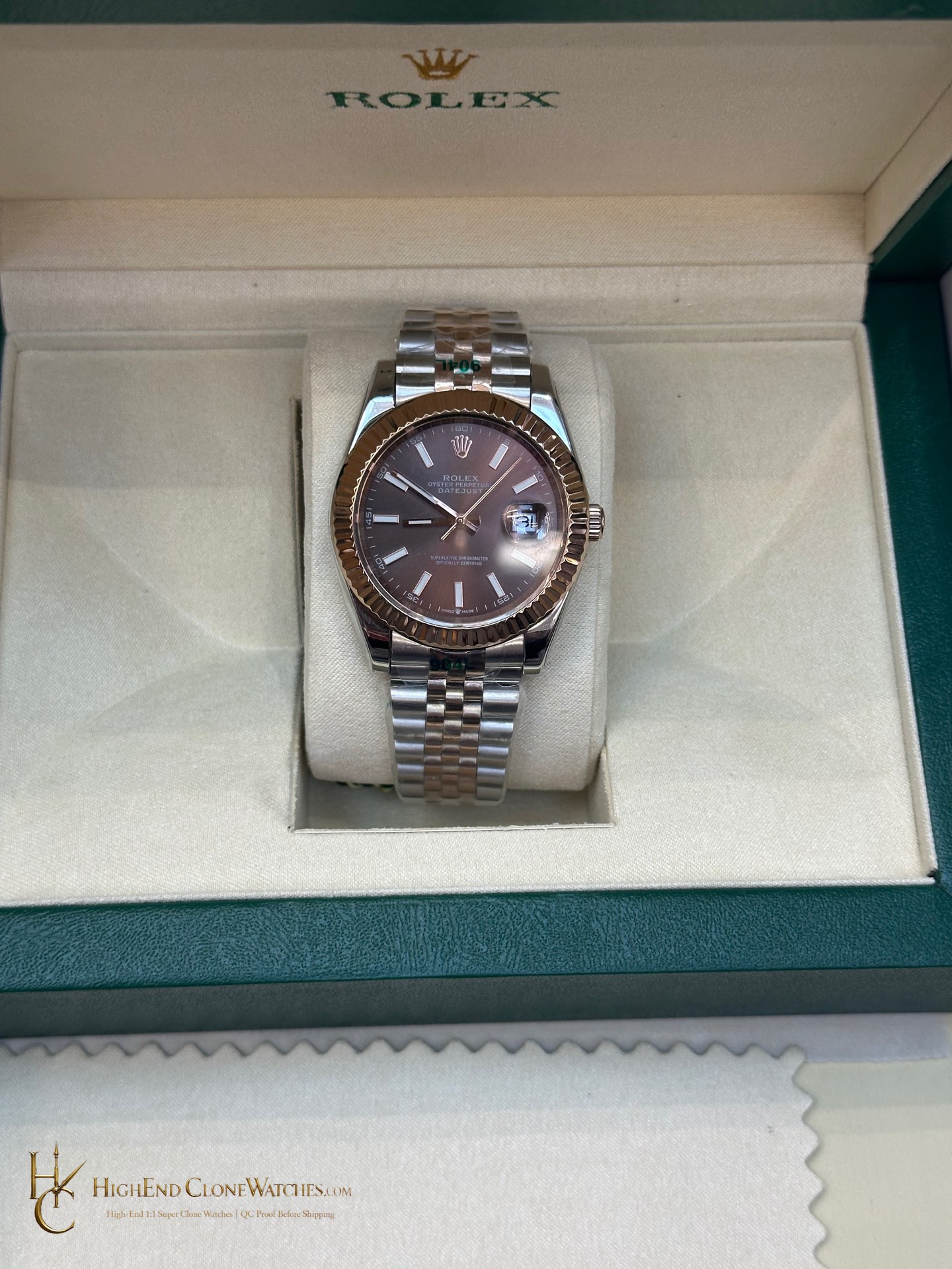 Rolex Datejust m126331-0002 movement detail super clone watch
