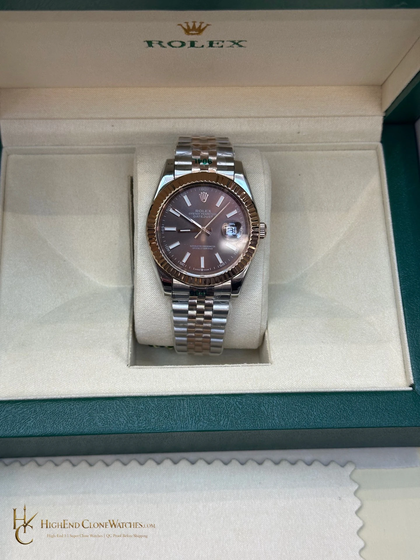 Rolex Datejust m126331-0002 movement detail super clone watch