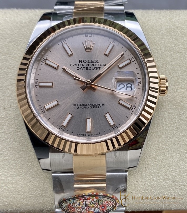 Rolex Datejust 126331-0009 front view super clone watch