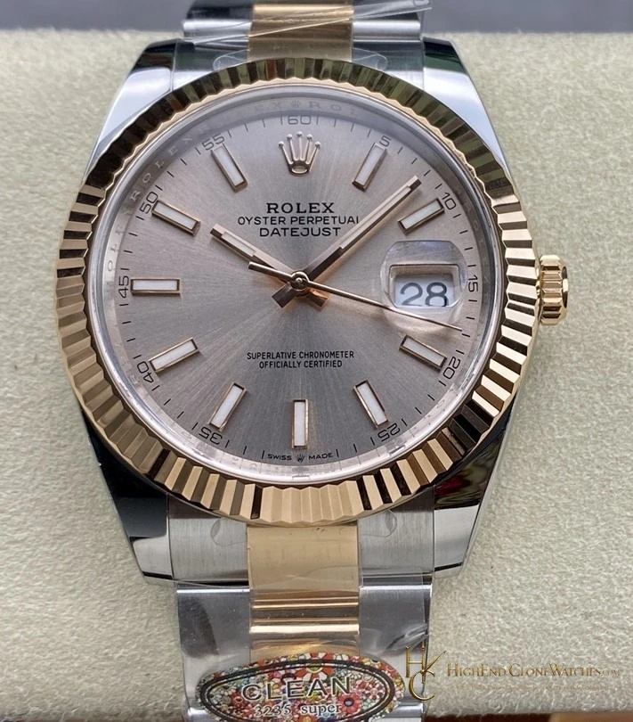 Rolex Datejust 126331-0009 front view super clone watch