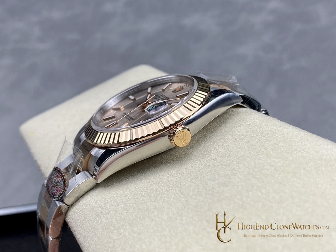 Rolex Datejust 126331-0009 side case profile super clone watch