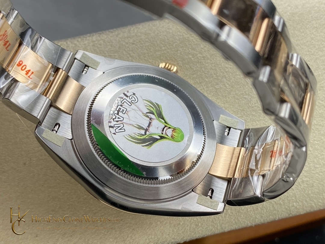 Rolex Datejust 126331-0009 crown and case detail super clone watch