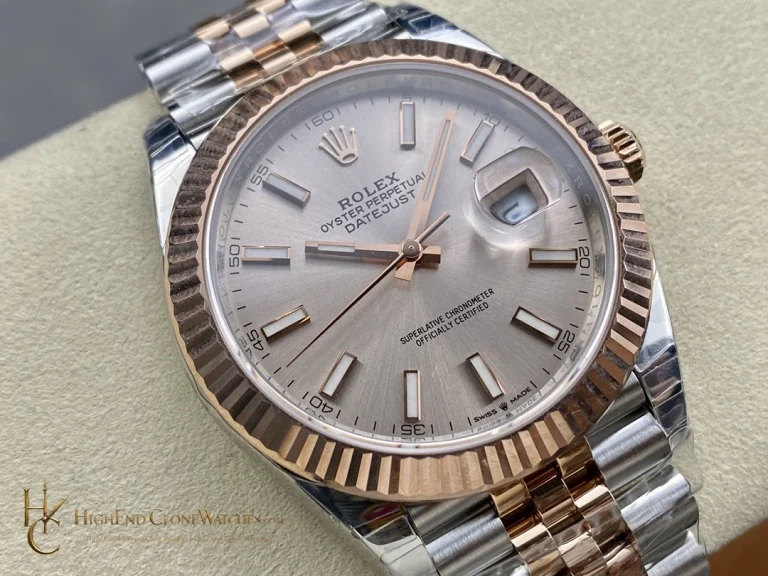 Rolex Datejust 126331-0010 angled dial view super clone watch
