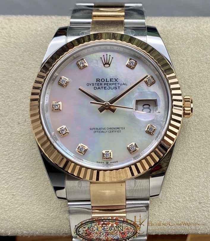 Rolex Datejust m126331-0013 front view super clone watch