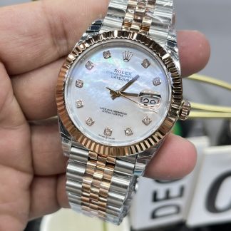 Rolex Datejust 41 m126331-0014 angled dial view super clone watch
