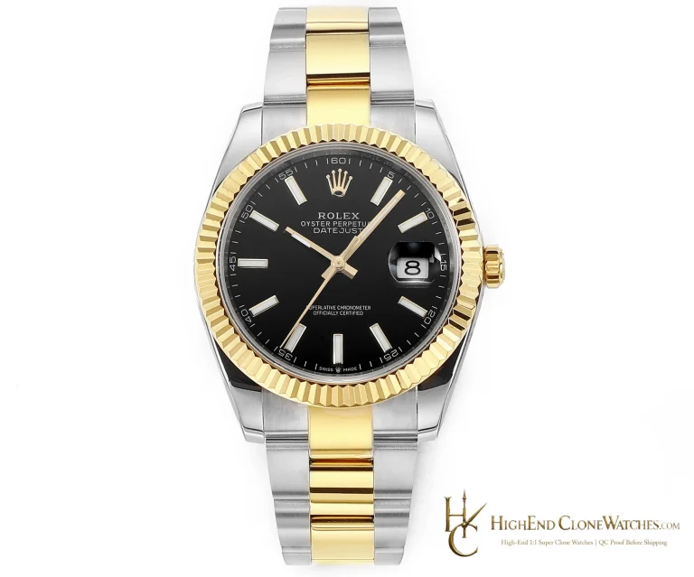 Rolex Datejust 41 Ref. 126333 front view super clone watch