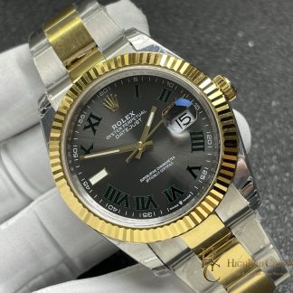 Rolex Datejust 41 m126333-0019 angled dial view super clone watch