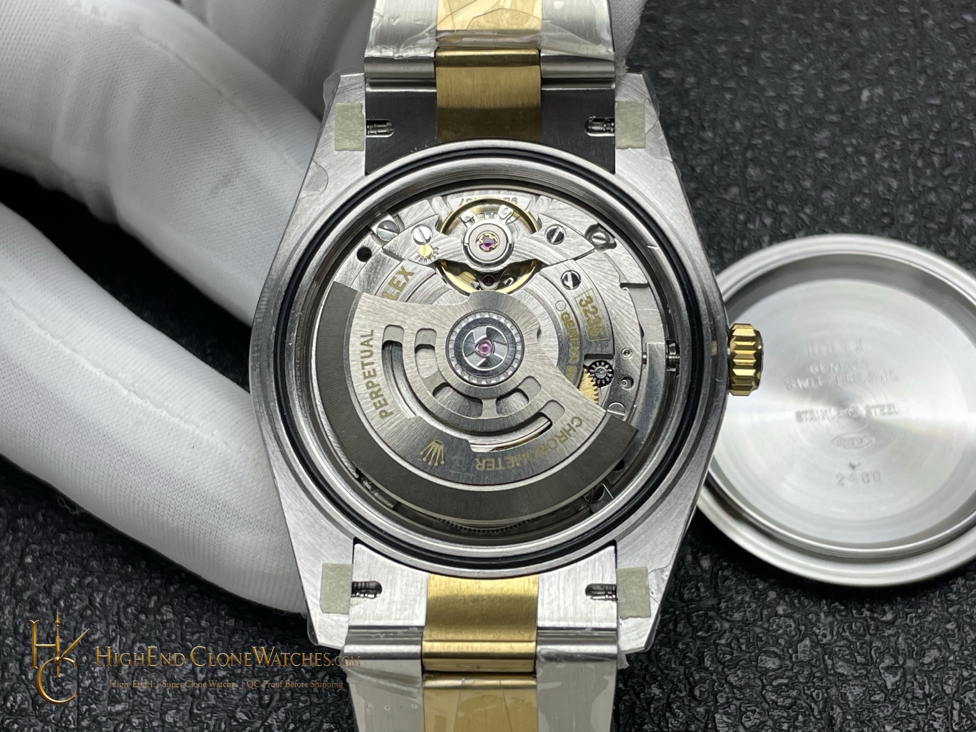 Rolex Datejust 41 m126333-0019 buckle or clasp detail super clone watch