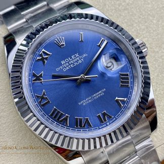 Rolex Datejust 126334-0025 angled dial view super clone watch