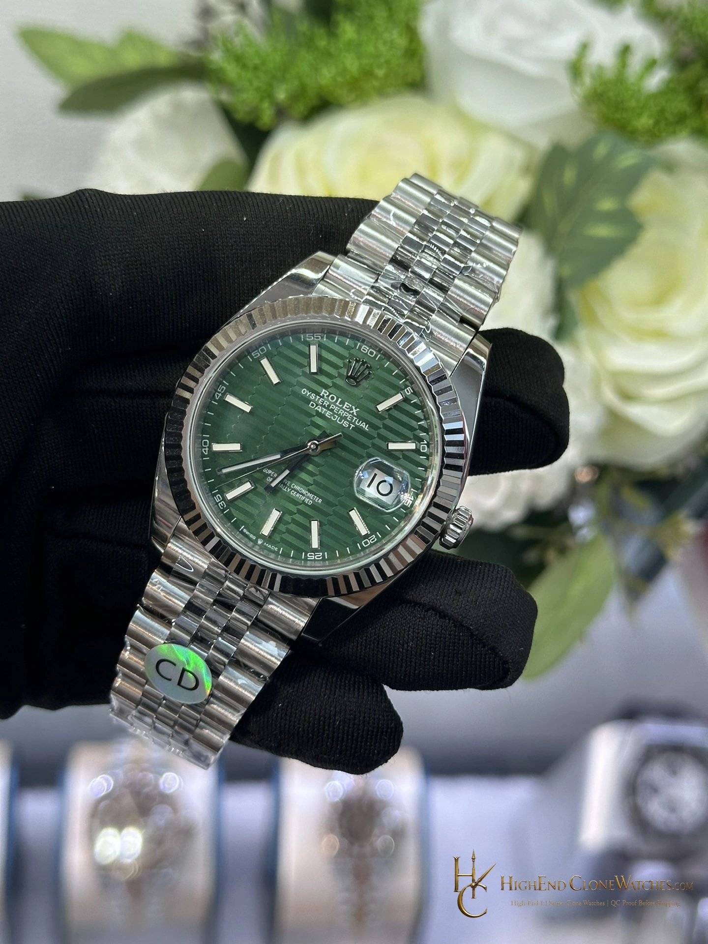 Rolex Datejust 126334-0030 side case profile super clone watch