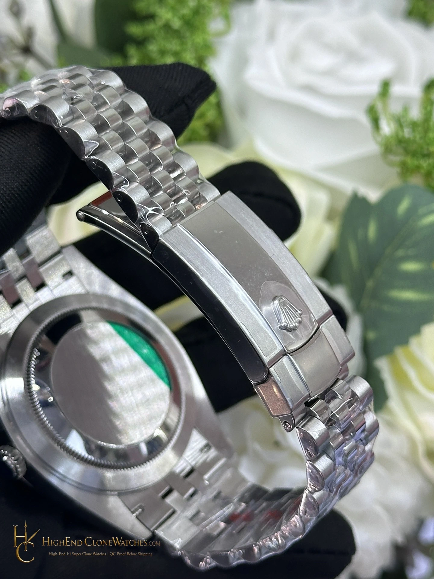 Rolex Datejust 126334-0030 caseback view super clone watch