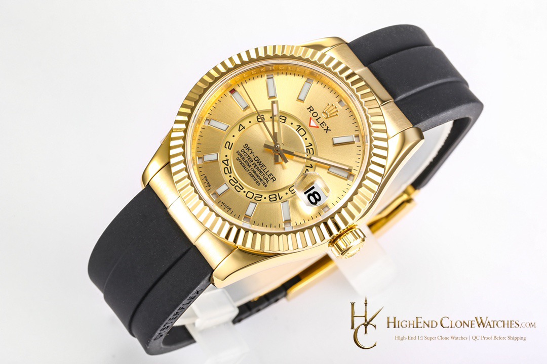 Rolex Sky-Dweller 326238-0007 dial and marker detail super clone watch