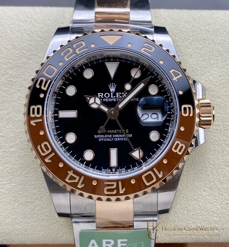 Rolex GMT-Master II 126711CHNR front view super clone watch